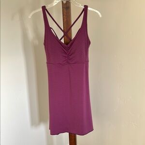 Prana Rebecca Striped Sleeveless Tank‎ Athletic/ Casual Dress Women’s Size M